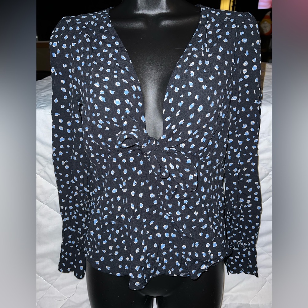 Sanctuary Ella Tie Front Blouse